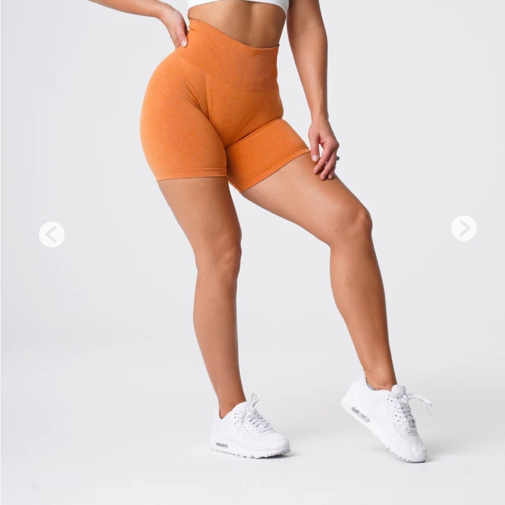 NVGTN Women's Orange Shorts - Picture 5 of 7